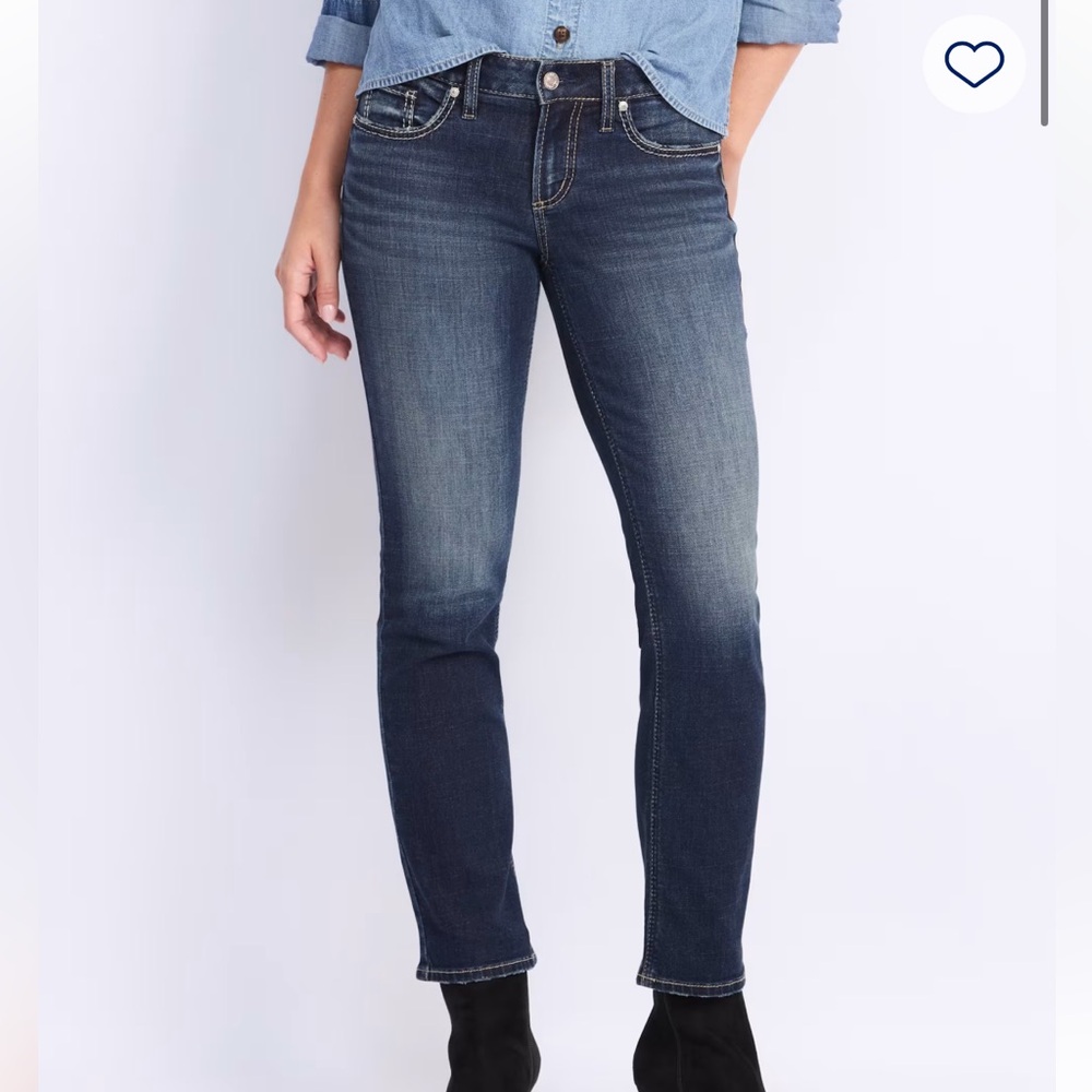 Women’s silver jeans co. Britt straight jeans